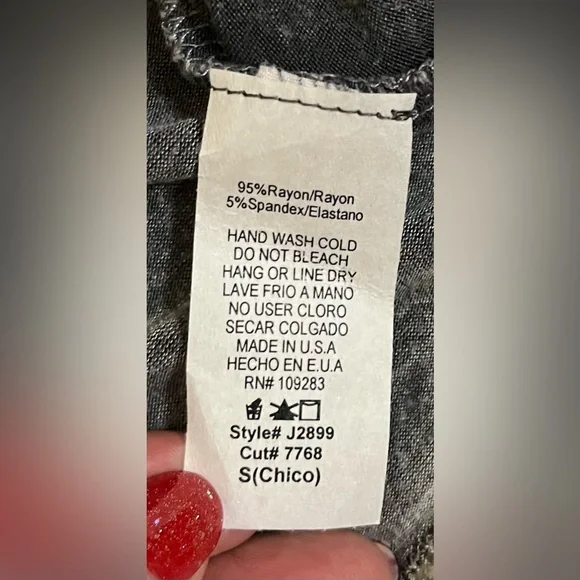 Vintage Havana Gray Sleeveless Graphic Tank Top size S - Picture 10 of 11